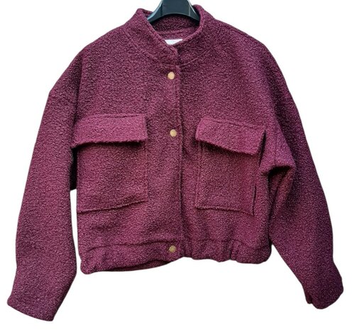 Jasje Dames BORDEAUX Rood, ONE SIZE