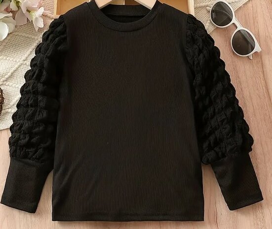 Trui of Pullover Meisjes Zwart