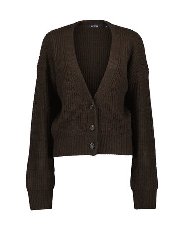 BLUE SEVEN vest Donkerbruin