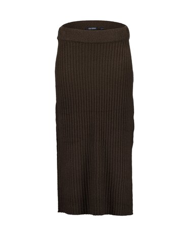 BLUE SEVEN Lange rok DONKERBRUIN