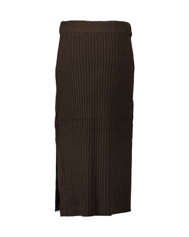 BLUE SEVEN Lange rok DONKERBRUIN