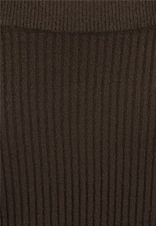 BLUE SEVEN Lange rok DONKERBRUIN