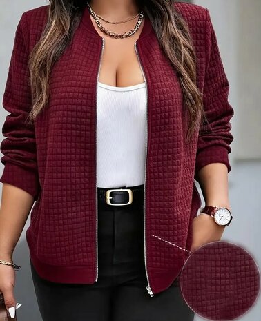 Bomberjack Donkerrood