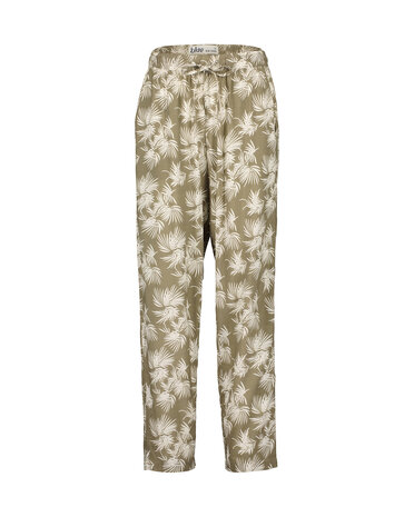 BLUE SEVEN dames broek OLIJFGROEN