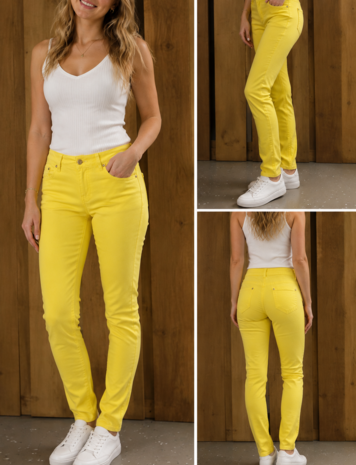 Jeans Dames Geel