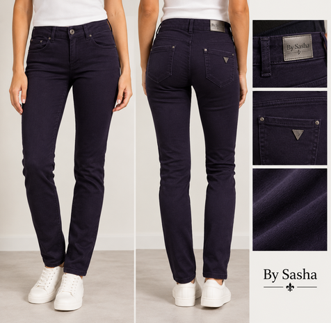 By Sasha Jeans Paars, maat 36