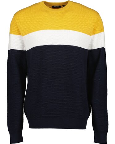 BLUE SEVEN Heren Pullover Donkerblauw