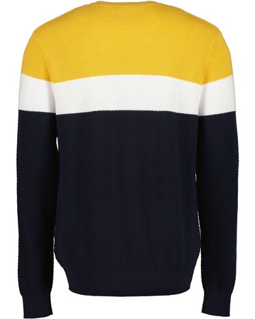 BLUE SEVEN Heren Pullover Donkerblauw