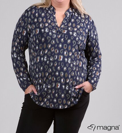 MAGNA Longsleeve / top Blauw