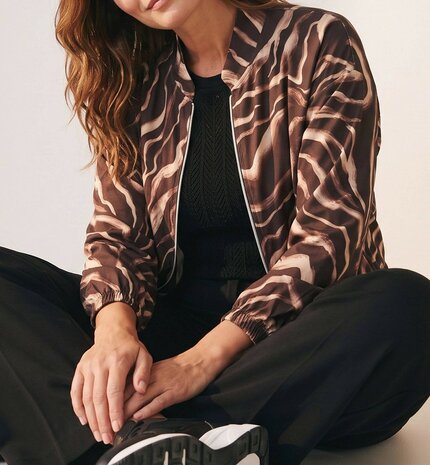 MAGNA Printed Travel Zipper Jacket ZEBRA BRUIN