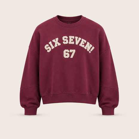 Sweater Iz Naiz 67 Donkerrood, One Size