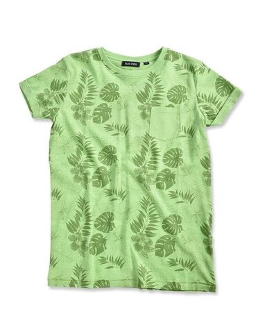 Blue Seven T-Shirt Jongens Groen, maat 140