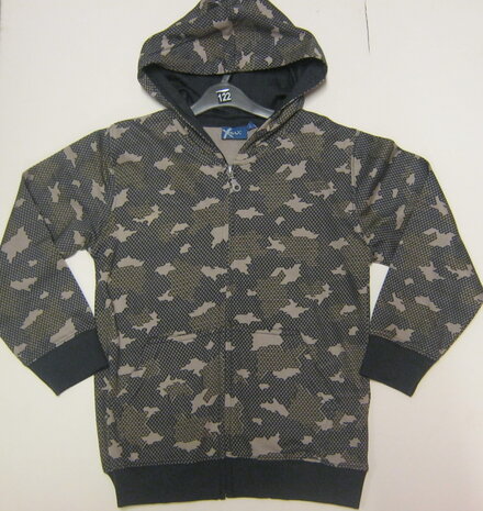 Max Collection Vest Jongens Army Donkerblauw