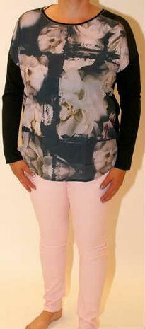 Shirt Dames Blue Seven Zwart