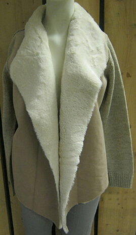 Blue Seven Vest Dames Camel