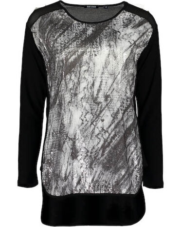 Blue Seven Shirt Dames Zwart