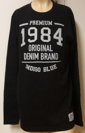 Blue Seven Shirt Jongens Zwart