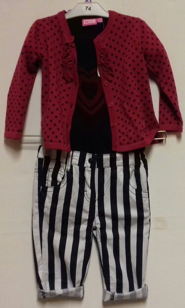 Blue Seven meisjes setje, maat 74