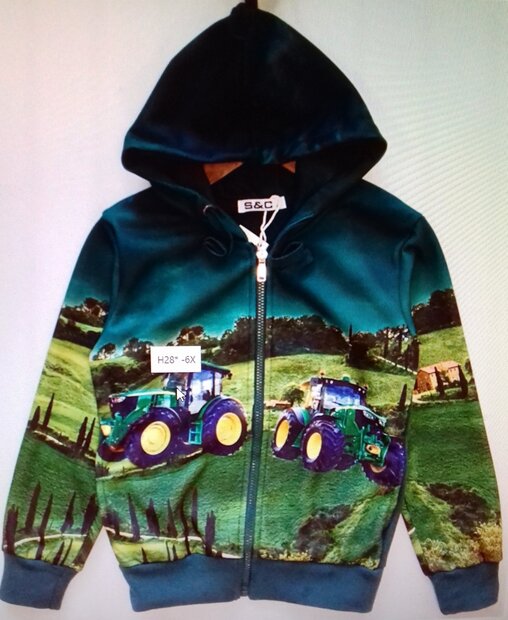 Vest Trekker (JOHN DEERE) Jongens Groen