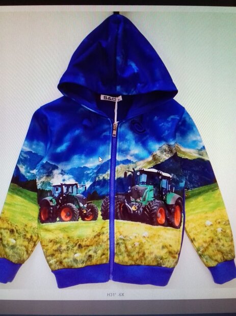 Vest Trekker (FENDT) Jongens Blauw