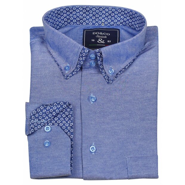Overhemd Heren Indigo