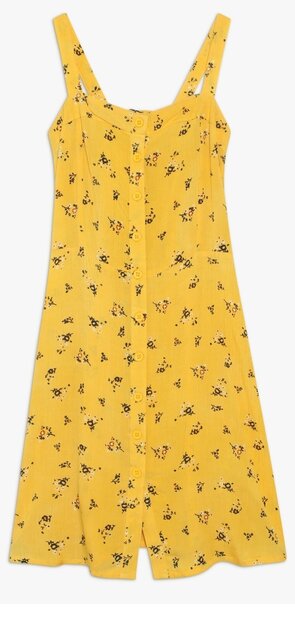Blue Seven Jurk Meisjes Geel