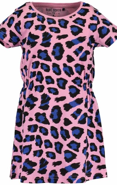 Blue Seven Panter Jurk Meisjes Roze
