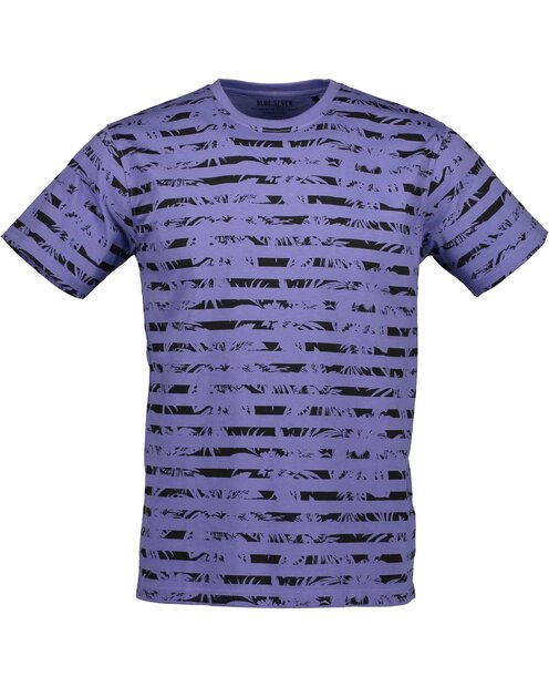Blue Seven Heren Tshirt Paars