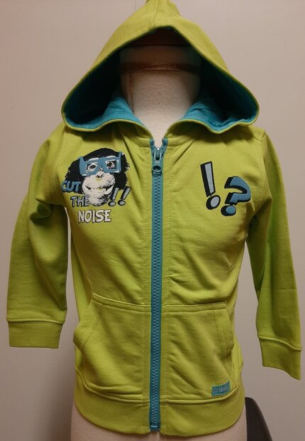 Blue Seven vest Jongens Lime, maat 98