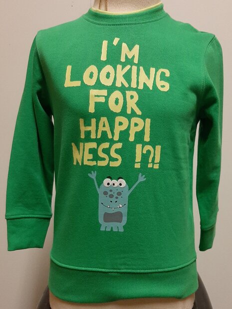 Blue Seven Sweater Jongens Groen maat 98