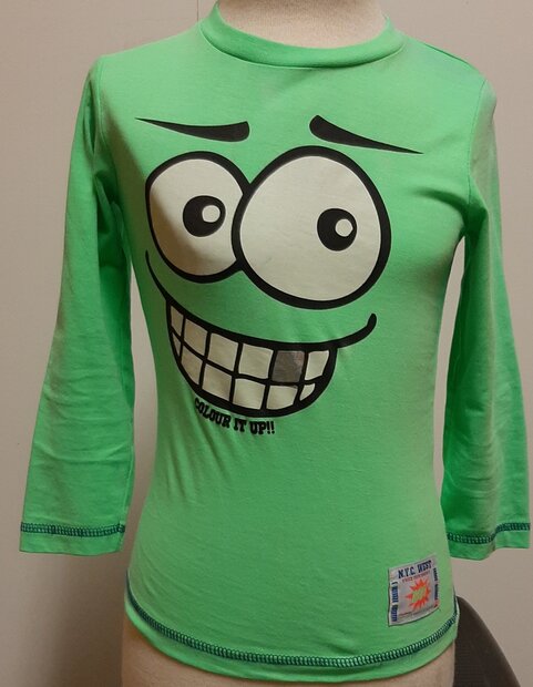 Blue Seven Shirt Jongens Groen maat 104