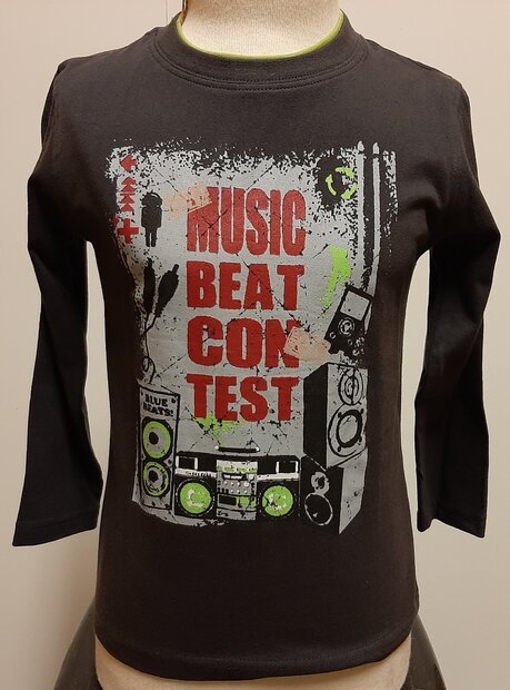 Shirt Blue Seven Jongens Antraciet