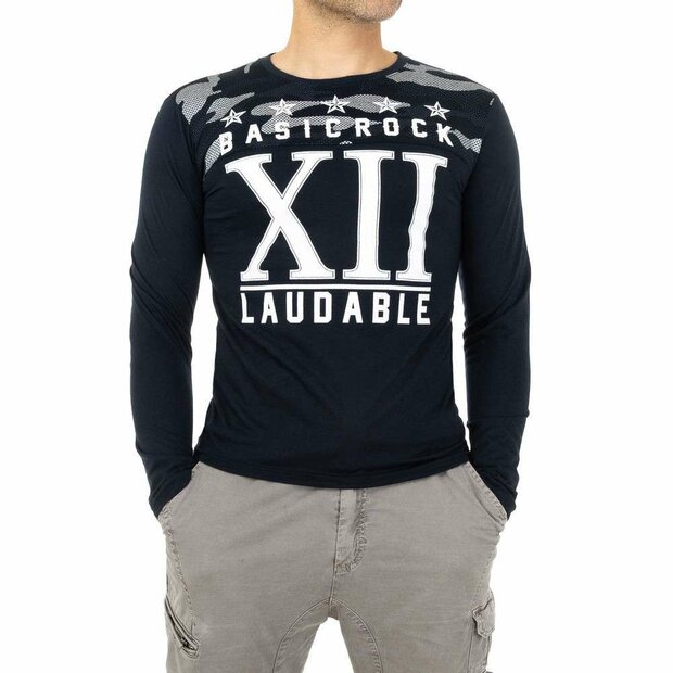 shirt Heren Donkerblauw