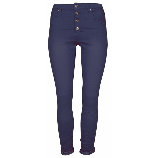 Broek Place du Jour Dames Donkerblauw