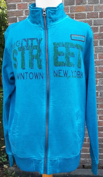 Blue Seven Vest Jongens Petrol Maat 152