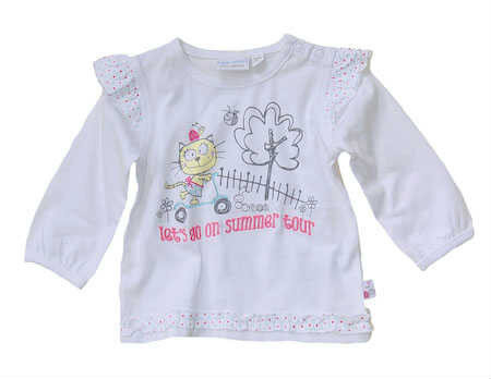 Shirt Blue Seven Meisjes Wit, maat 56