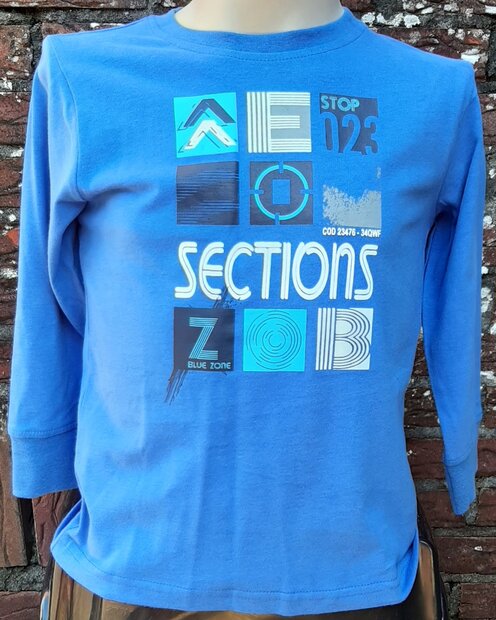 BLUE SEVEN shirt Blauw