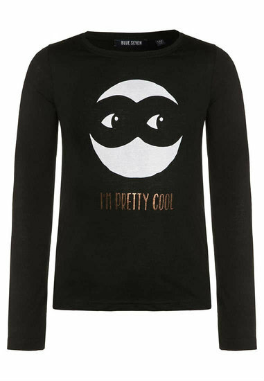 Shirt Meisjes Blue Seven Zwart