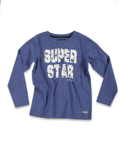 Blue Seven shirt Meisjes Jeansblauw
