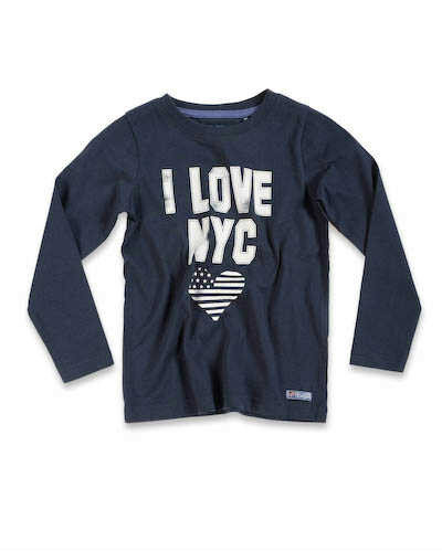 Blue Seven shirt Meisjes Donkerblauw