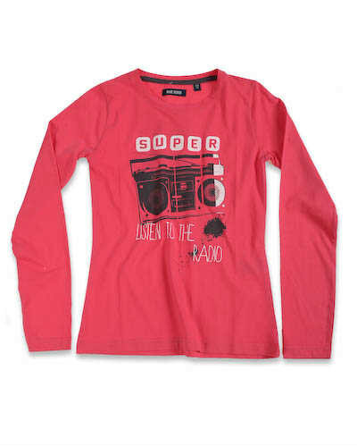 Shirt Meisjes Blue Seven Pink