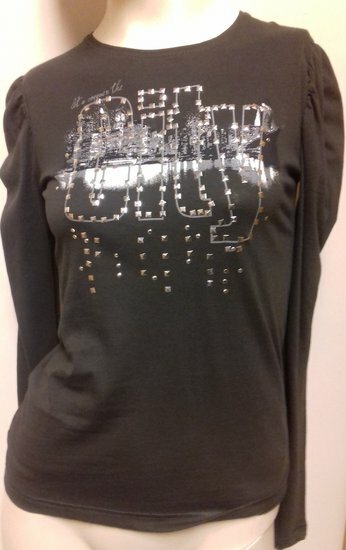 Blue Seven Shirt Meisjes&nbsp;Antraciet, maat 152