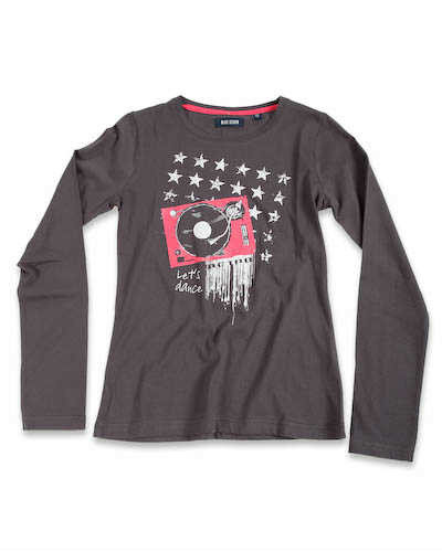 Blue Seven Shirt Meisjes&nbsp;Antraciet, maat 152