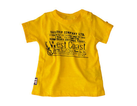 Blue Seven Tshirt Jongens Geel, maat 74