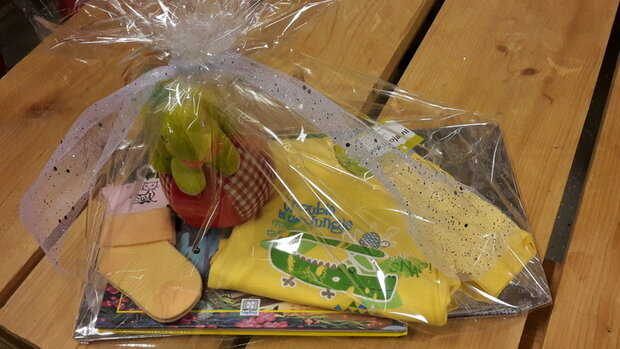 Kraamcadeau Neutraal Geel