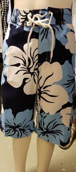 Zwemshorts Jongens Blauw, maat 110/116