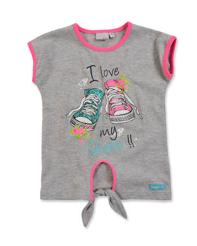 Blue Seven Tshirt Meisjes Grijs