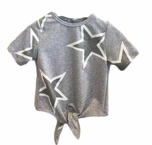 Tshirt Ster Meisjes Grijs