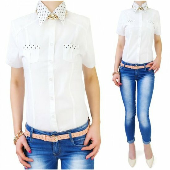 Blouse met sterren, maat 164