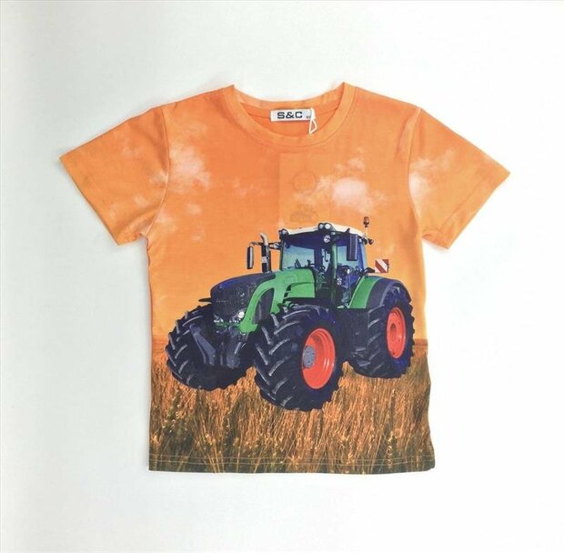 TShirt Trekker FENDT Jongens Oranje